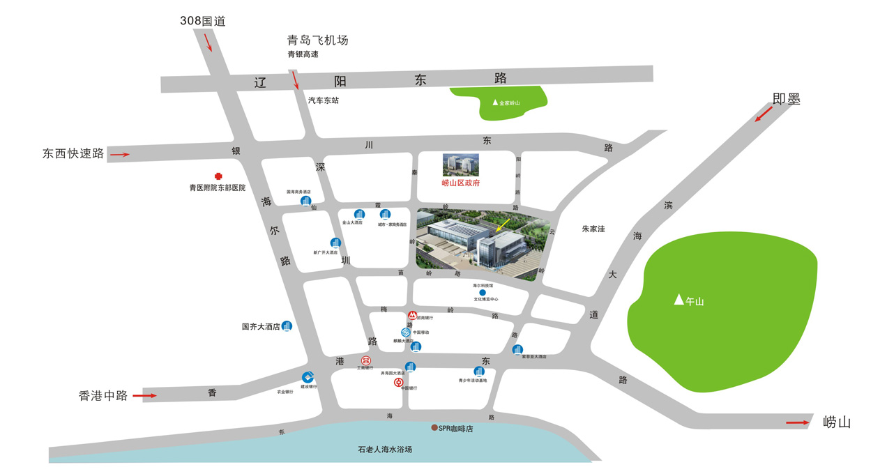 会展中心地图